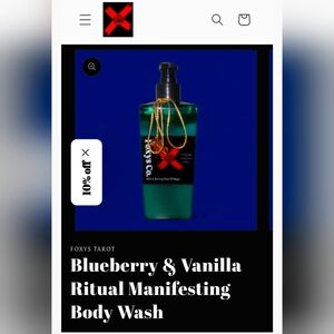 Blueberry & Vanilla Ritual Body Ritual Activated Manifesting & Protecting Wash